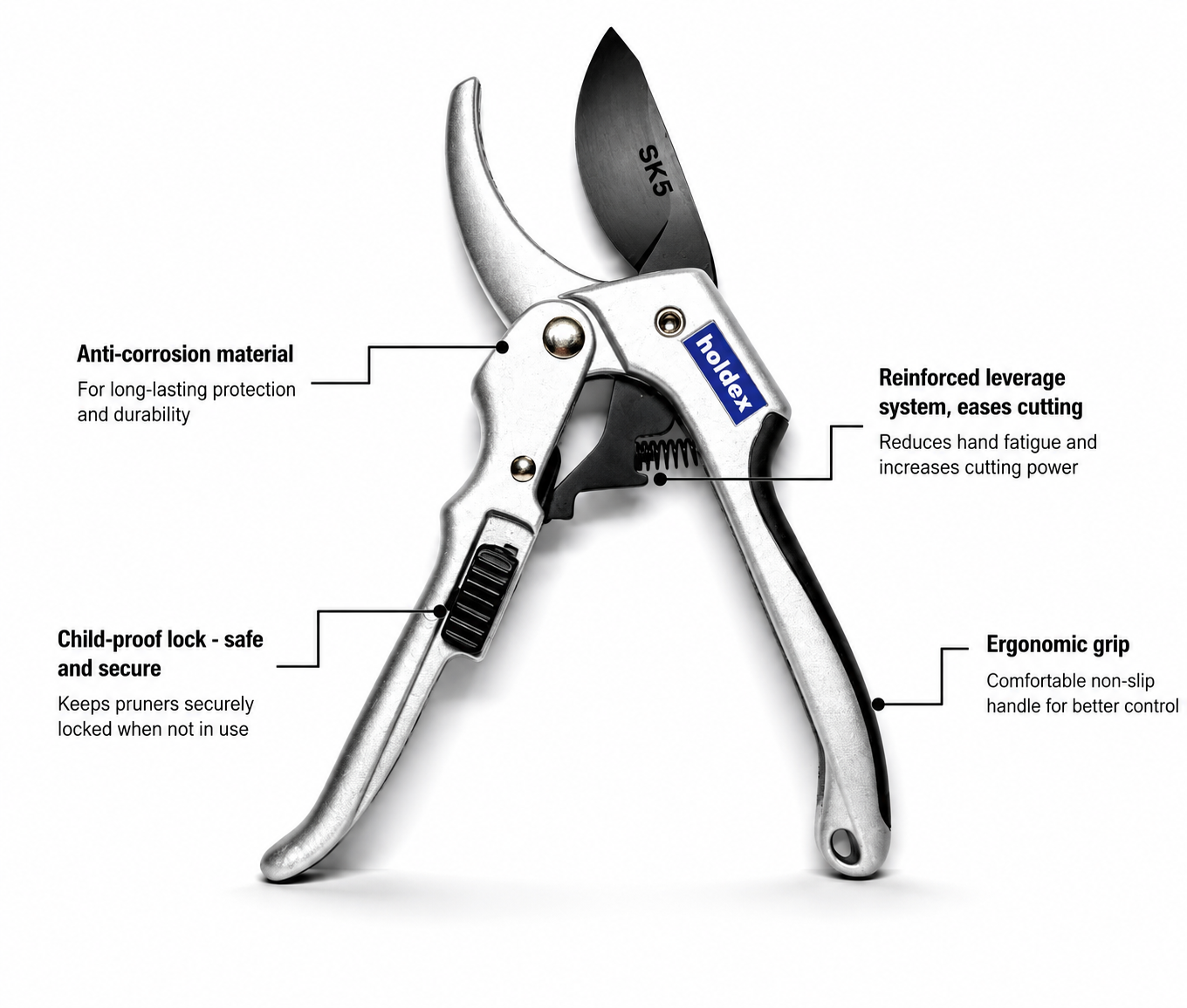 SK5 Japanese Steel Secateurs